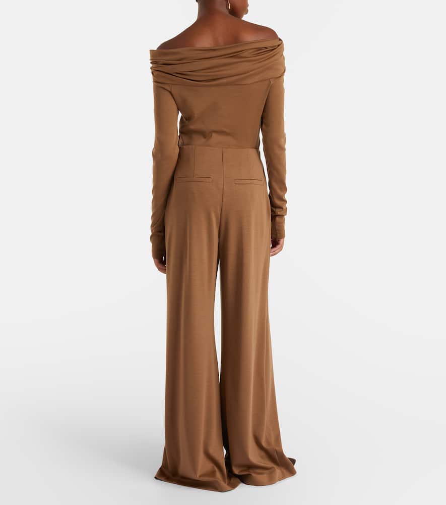 Cocco virgin wool wide-leg pants