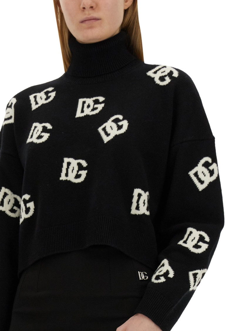 All-over Logo Intarsia Jumper