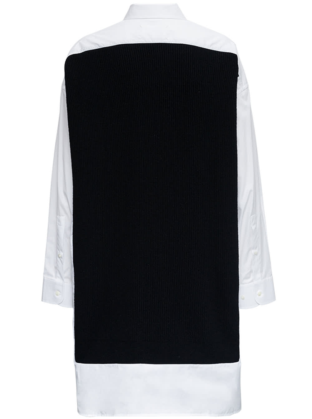 Panelled shirt dress