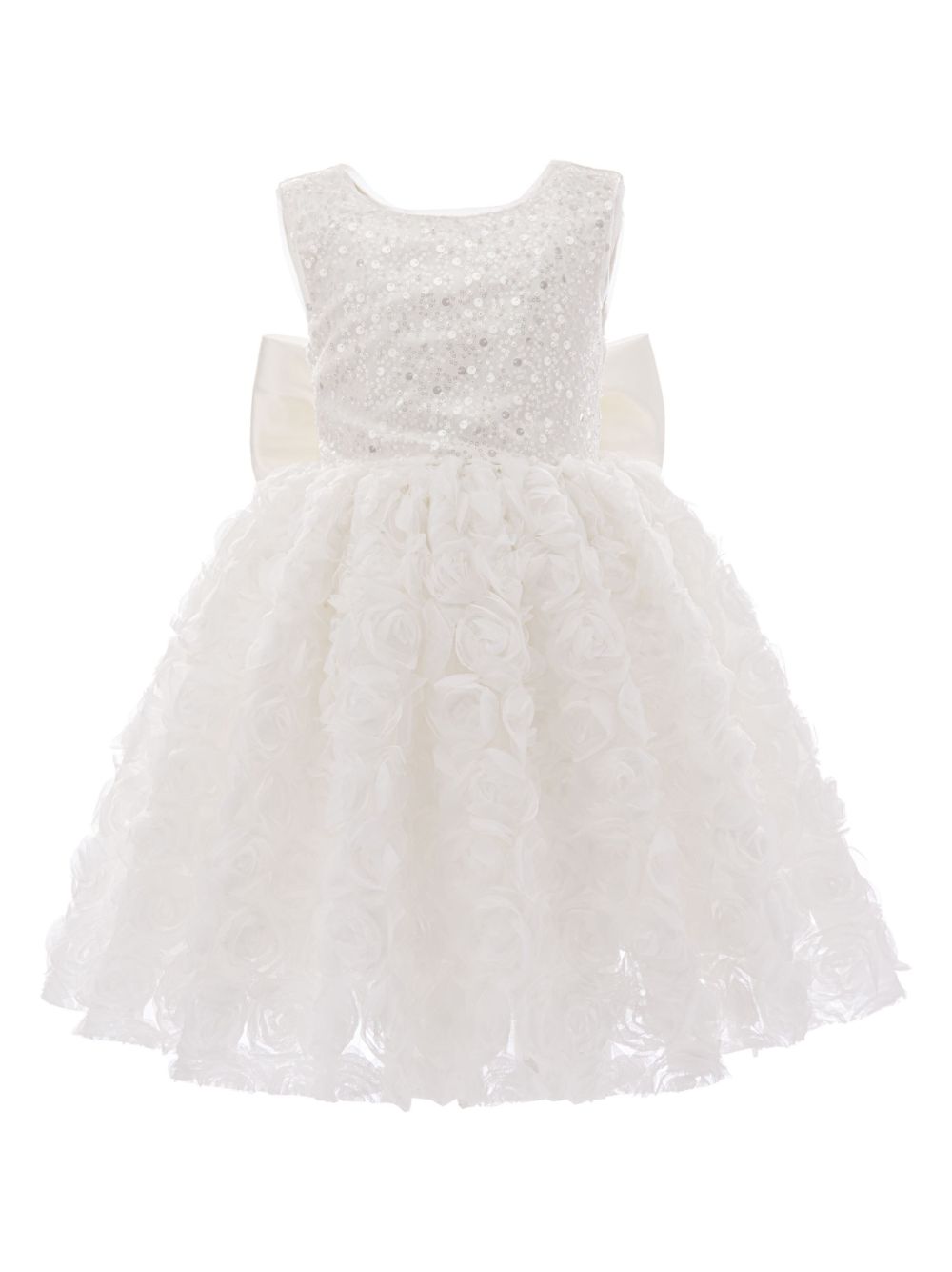 Kreisler embellished sleeveless dress - White