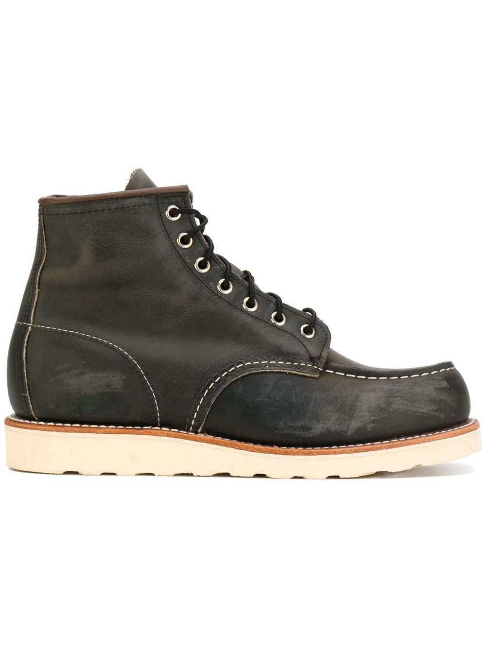Lace-up loafer boots - Brown