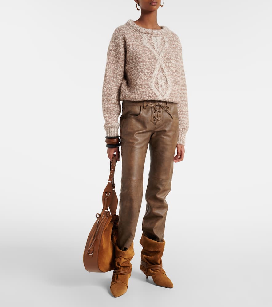 Dorota alpaca-blend sweater