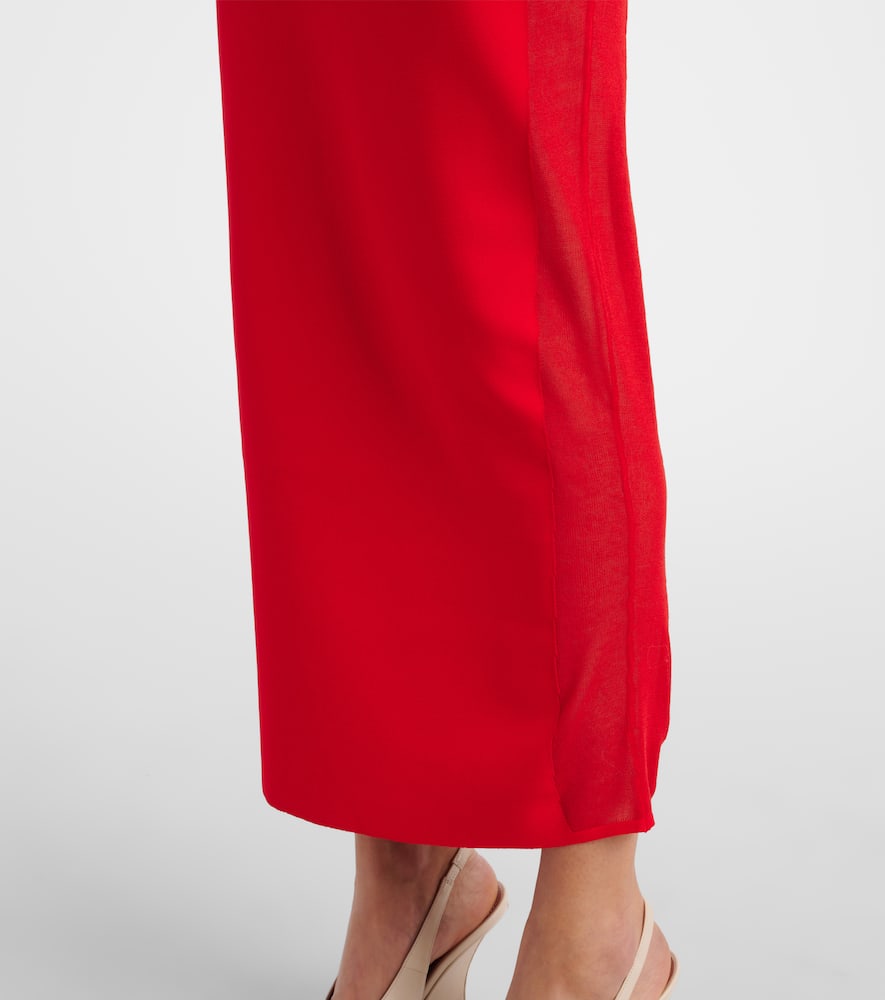 Miracle panelled maxi dress