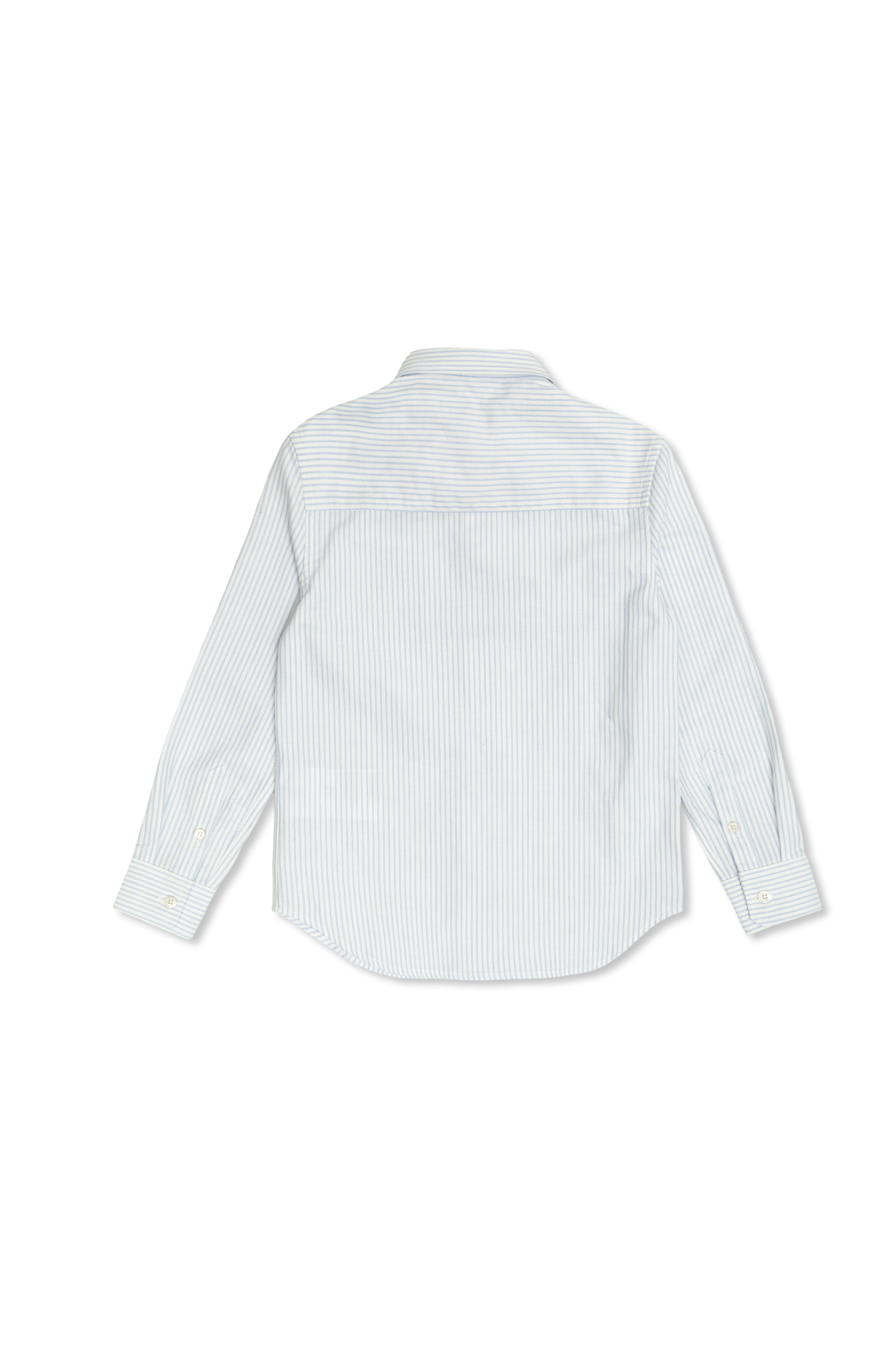 Shirt With A Striped Pattern, Unisex, Light Blue