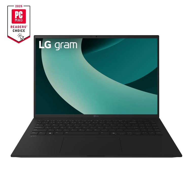LG gram 16", Copilot+ PC, Thin and Lightweight Laptop, Windows 11 Home, Intel Evo Edition - Intel® Core™ Ultra 9, 32GB RAM, 2TB SSD, Black
