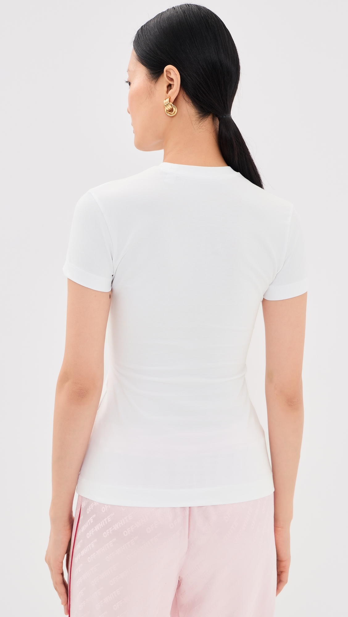 Dream World Slim Tee White/Black