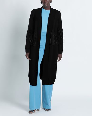Snobby Sheep Woman Cardigan Black Size 4 Wool, Cashmere