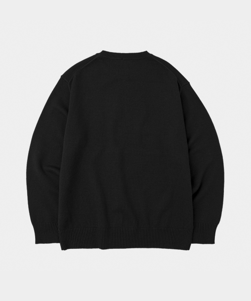Essential Daily Round Knit Black