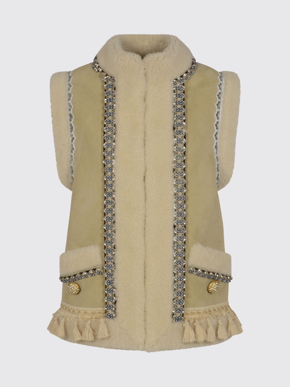 Waistcoat Woman color Brown