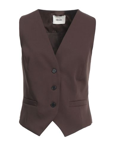 Woman Tailored Vest Brown