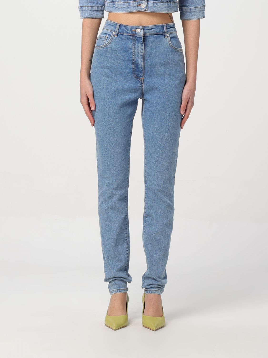 Jeans Woman color Denim