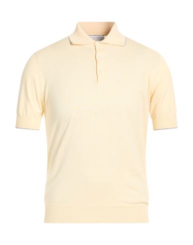 Man Sweater Yellow Size 34 Cotton