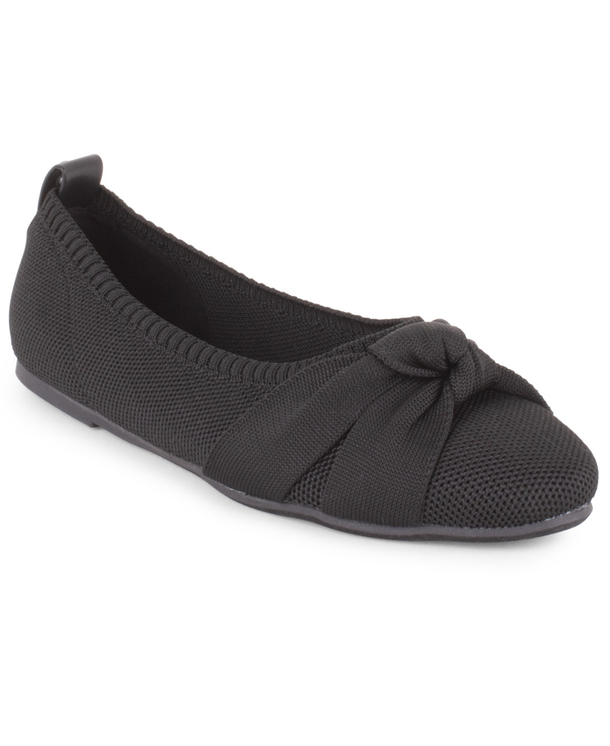 Women's Bordeaux Slip-On Ballet Flats - Black