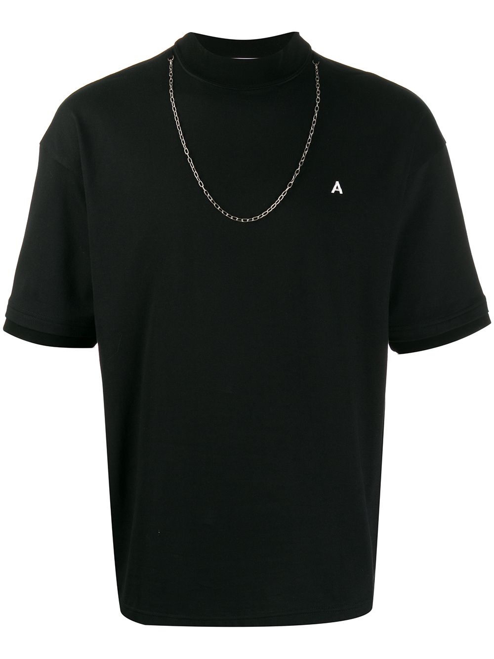 Chain necklace T-shirt - Black