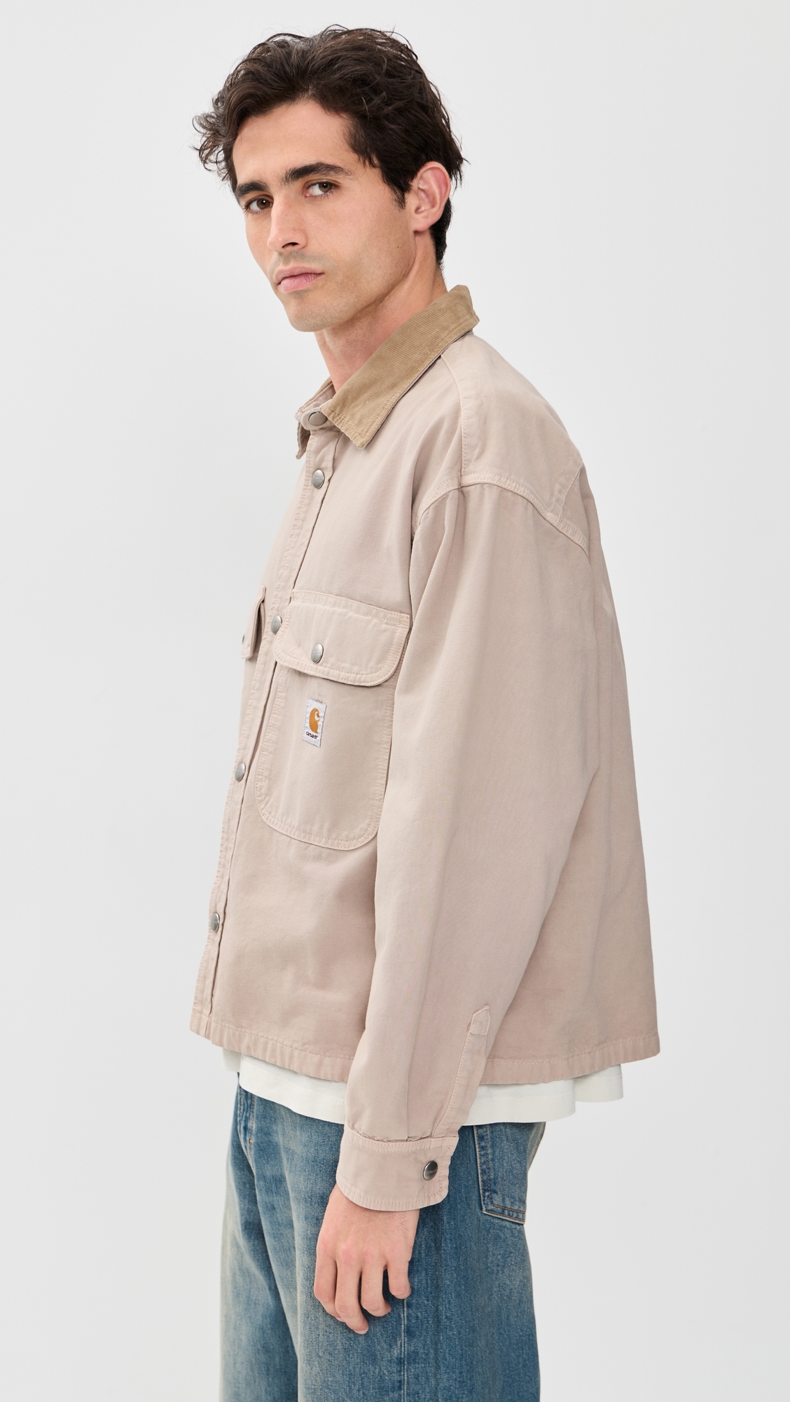 Prescott Shirt Jacket String/Leather