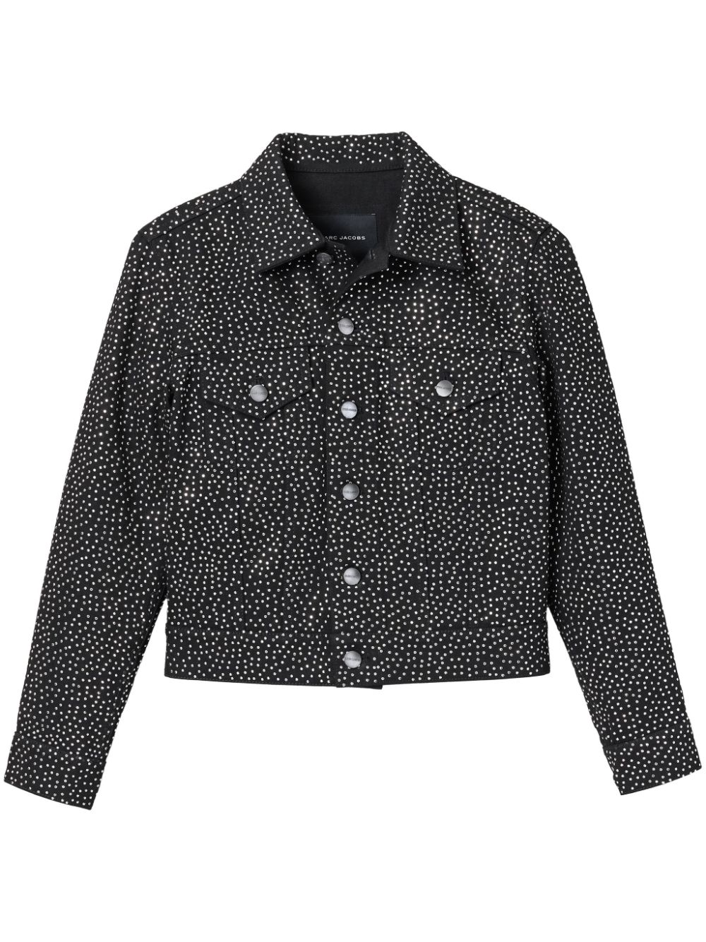 Stud-embellished trucker jacket - Black