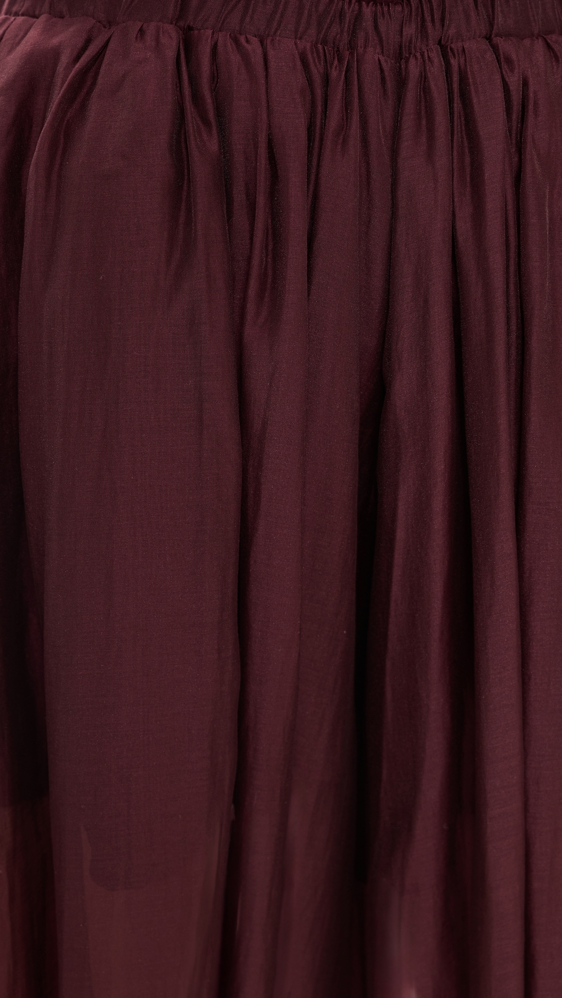 Elastic Waist Oversized Balloon Pants Sangria