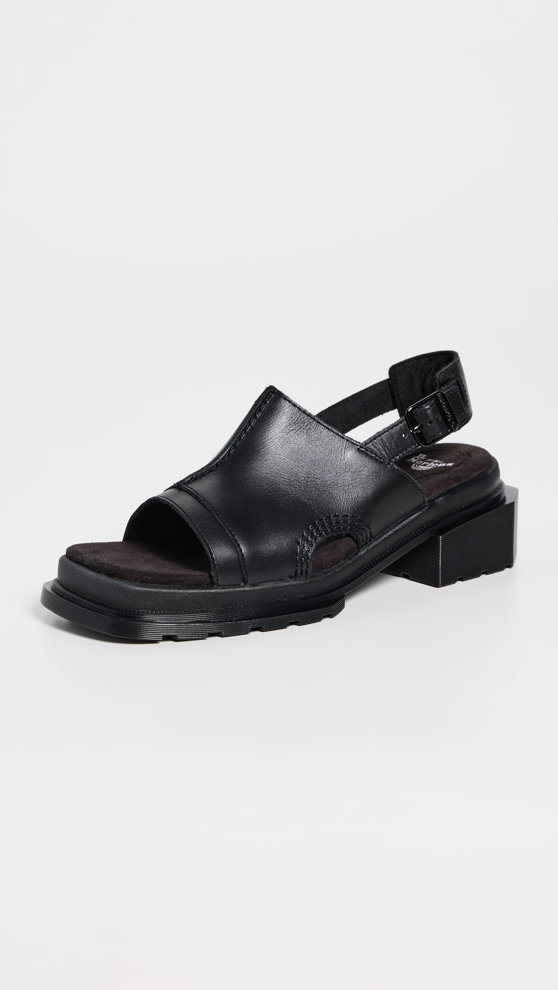 Dr. Martens Maybole Open Toe Black Wanama Sandals Black