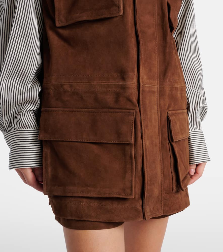 Turin oversized suede jacket