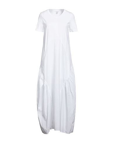 Woman Maxi dress White Size M Cotton
