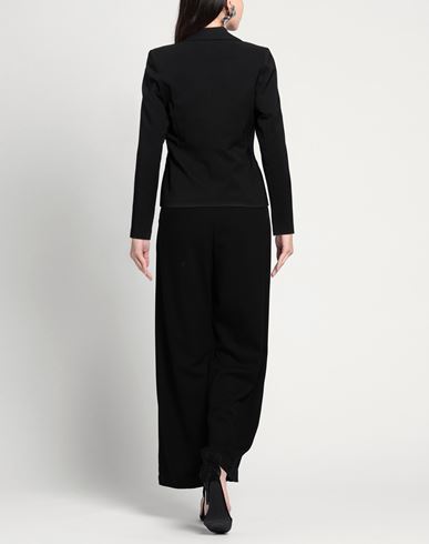 Woman Blazer Black Size 6 Polyester, Elastane