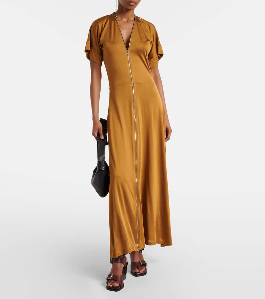 Jersey maxi dress