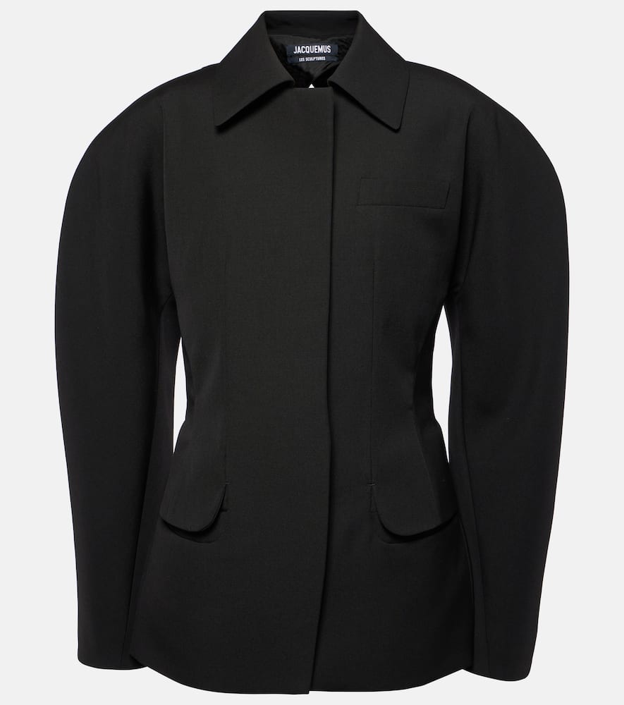 La Veste Castagna virgin wool jacket
