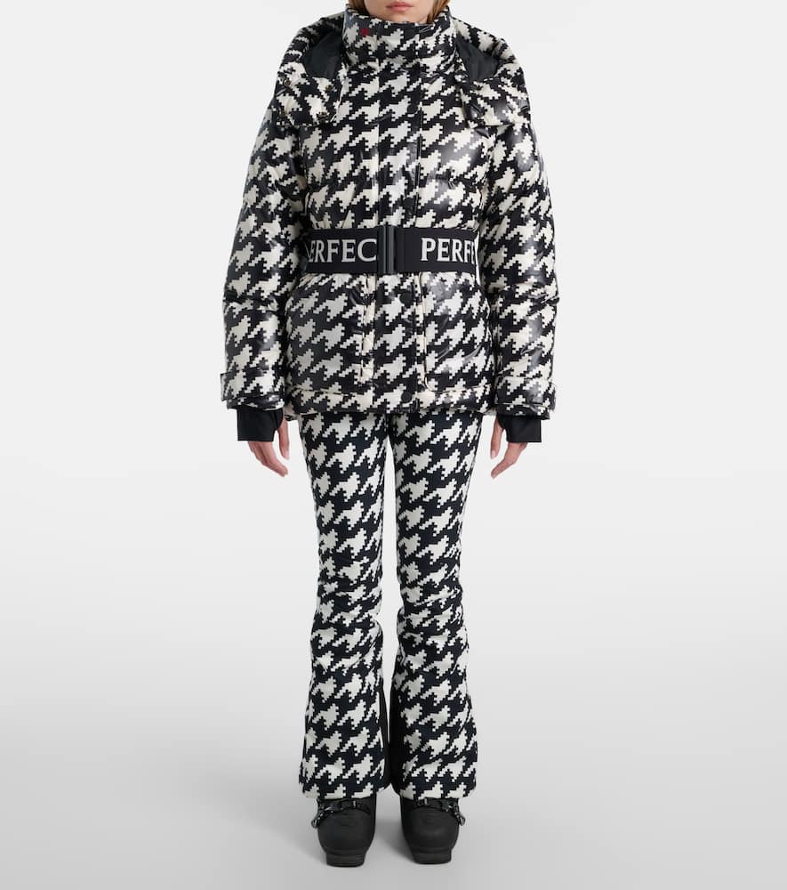 Polar belted ski jacket