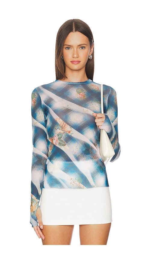 AFRM Kaylee Top in Blue. XXS. Also in 1X, 2X, 3X, L, M, S, XL