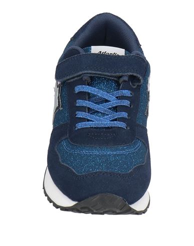 Kid Girl Sneakers Navy Size 4Y Textile fibers, Leather