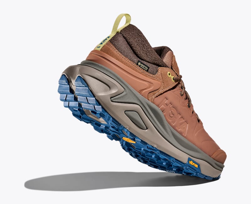 HOKA Men's Kaha 3 Low GTX Shoes in Maple/Gravel