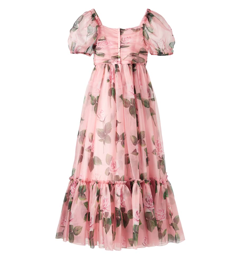 Floral organza dress