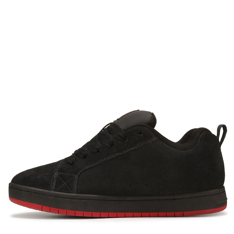 Men's Court Graffik Skate Shoes (Black/Red)