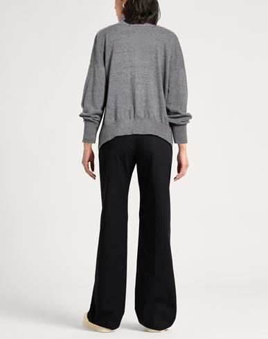 Woman Cardigan Grey Size 8 Wool, Cashmere