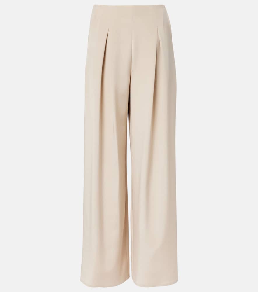 Palude pleated silk-blend wide-leg pants