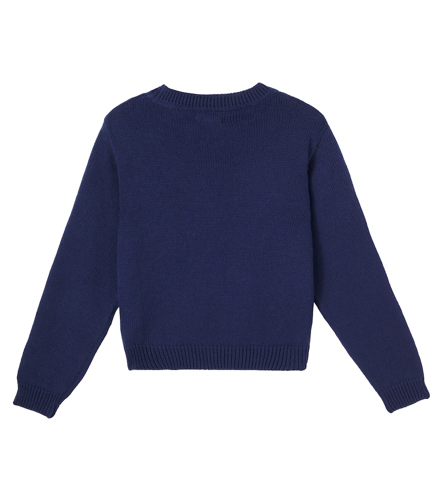 Silas patchwork cotton and wool sweater