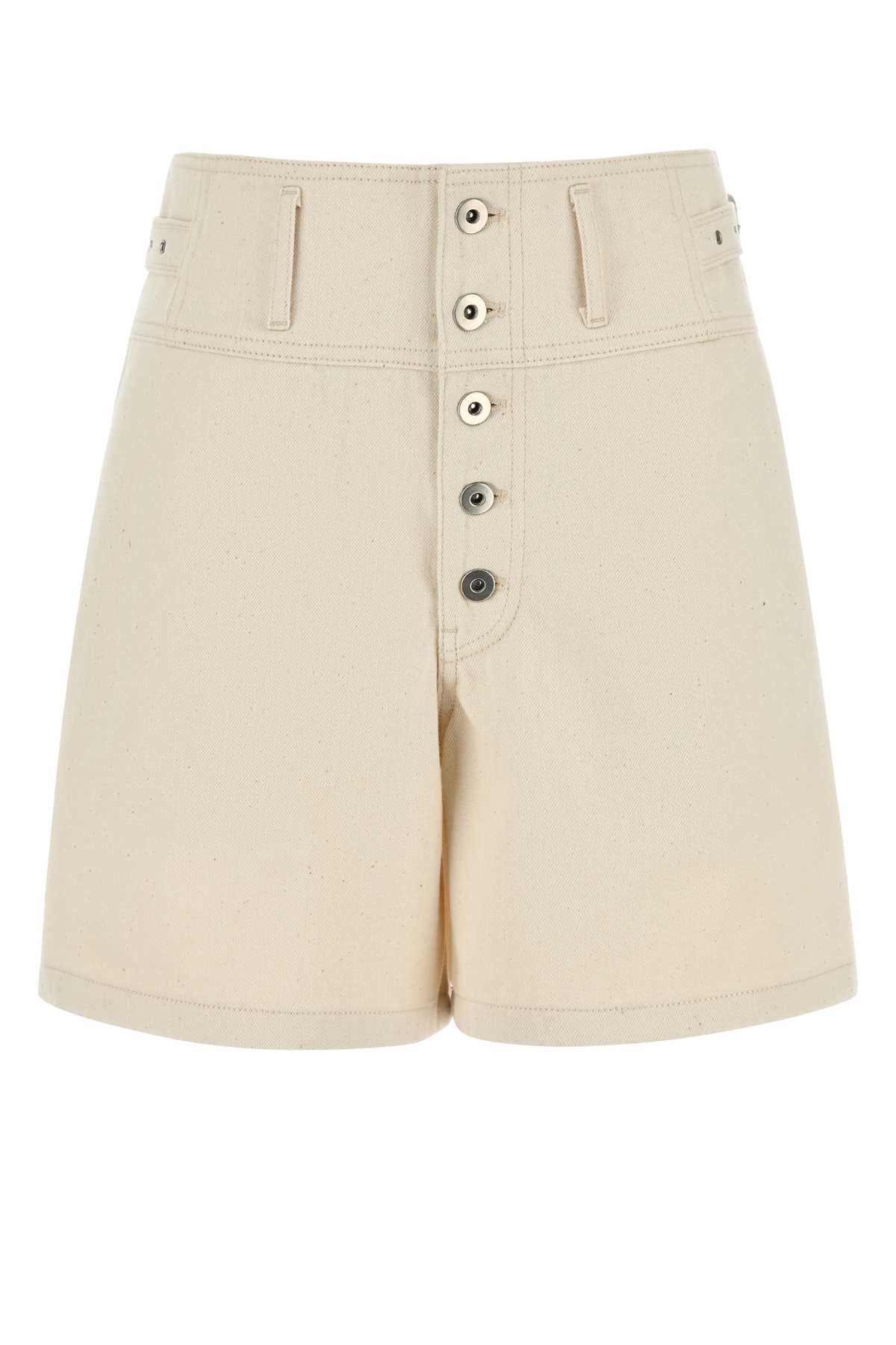 Trouser Bermuda Shorts — Beige