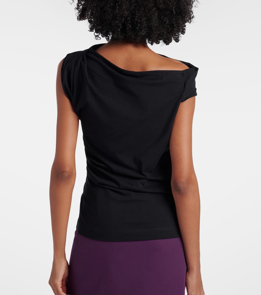 Asymmetric cotton top