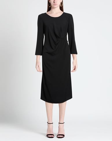 Woman Midi dress Black Size S Polyester, Elastane
