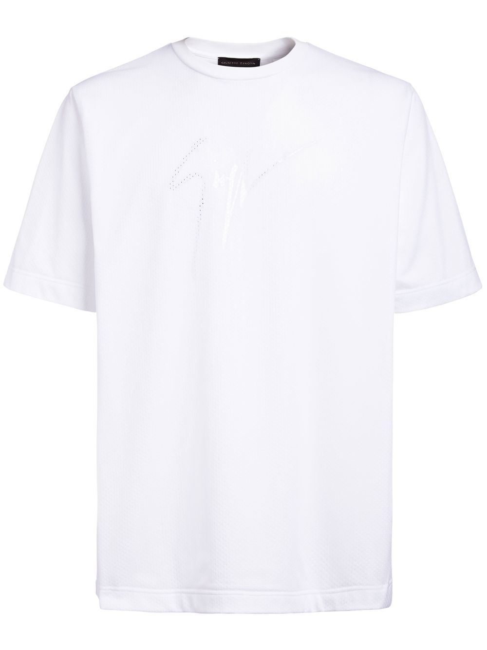 Lr-44 laser-cut T-shirt - White