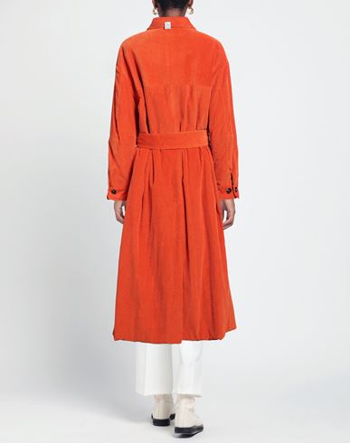 T_coat Woman Coat Orange Size 6 Cotton