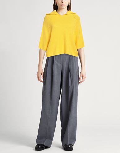 Woman Sweater Yellow Size L Cashmere