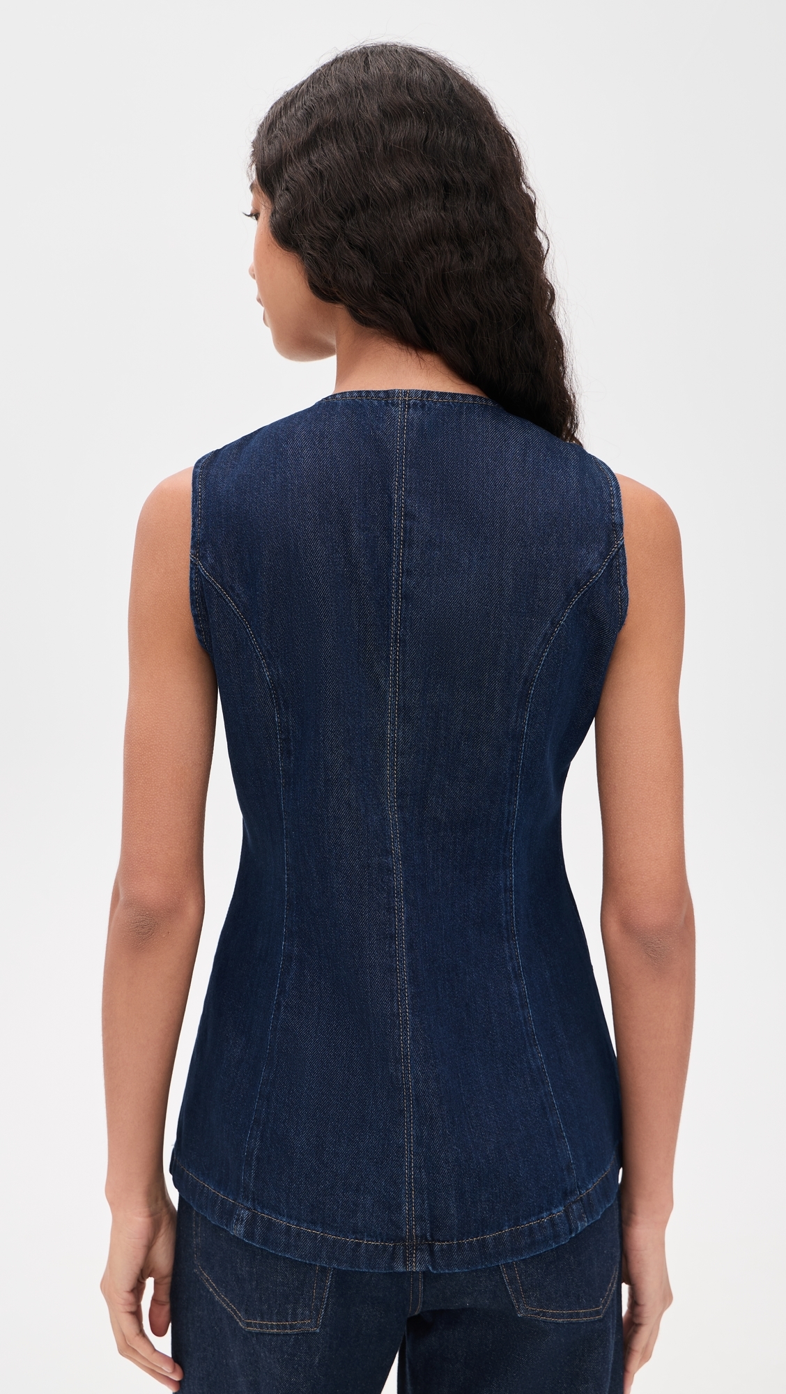 The Seamed Denim Tunic Honor