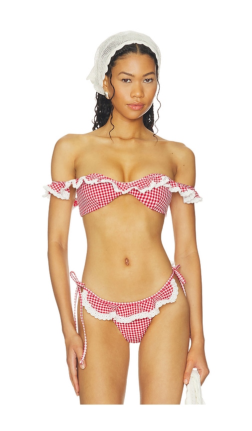 Tularosa Pearla Top in Red. - XS also in XXS, S, M