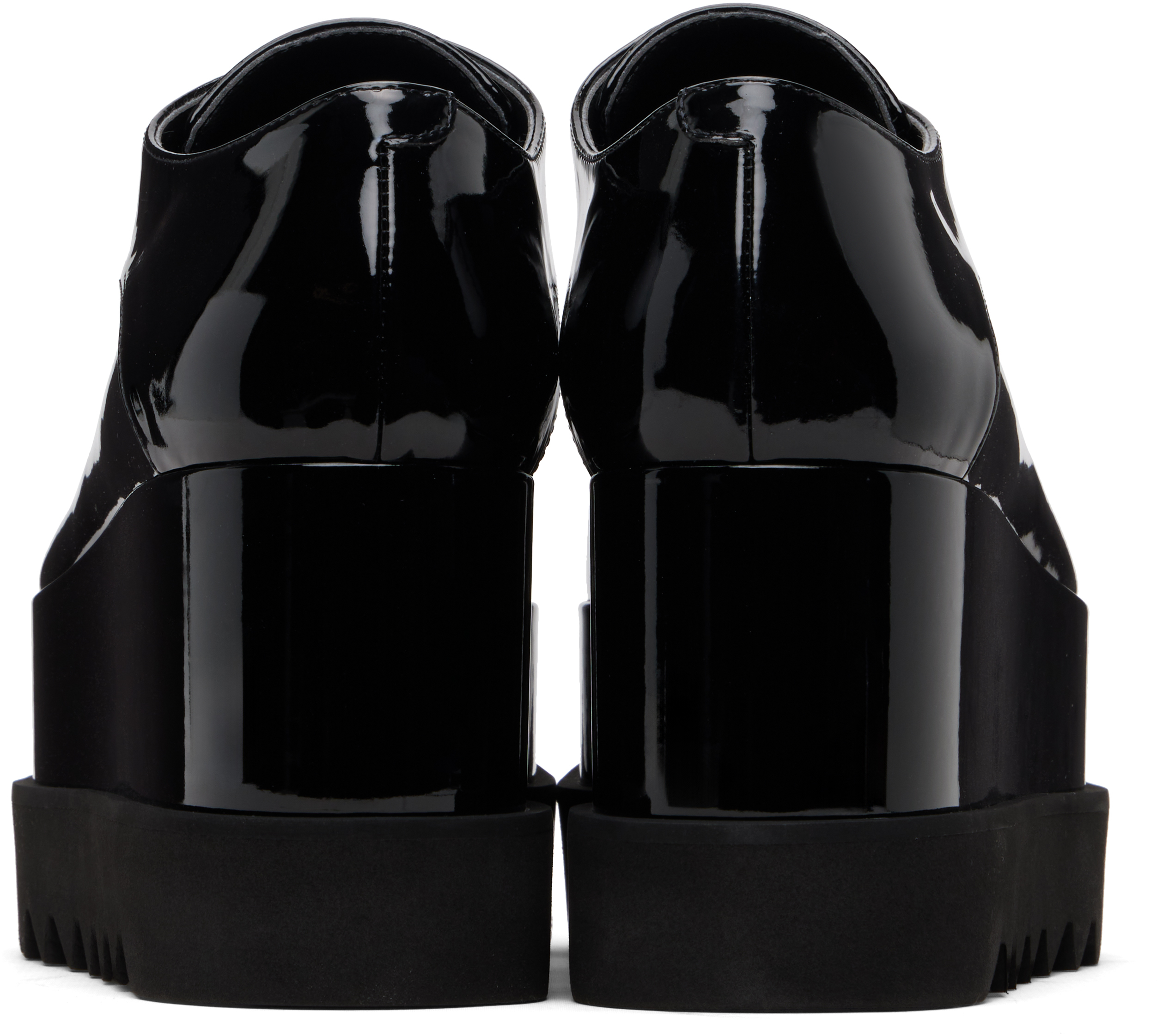 Black Limited Edition Elyse Monochrome Platform Derbys