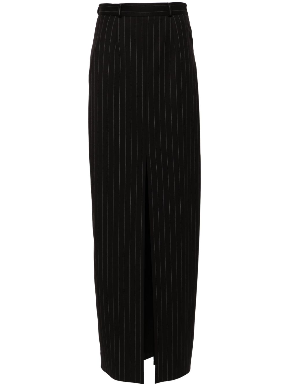 Pintstriped maxi skirt - Black