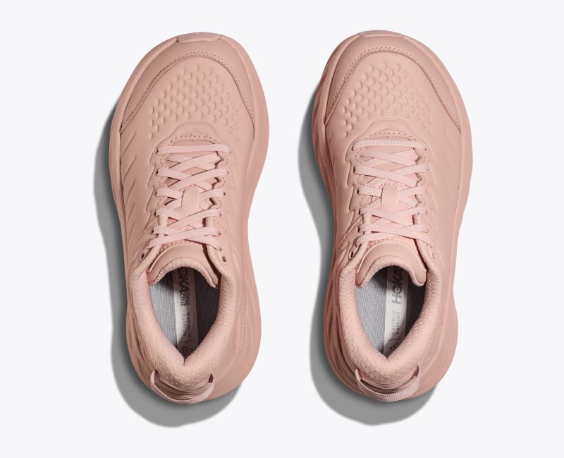 HOKA Women's Bondi SR Shoes in Peach Whip/Peach Whip
