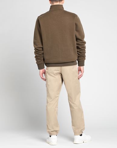 Man Sweatshirt Khaki Size L Cotton
