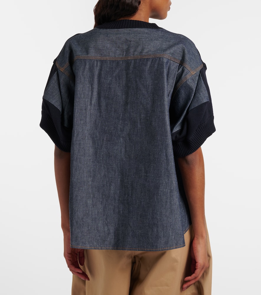 Cotton-blend top