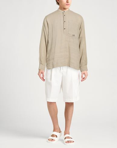 C. p. Company Man Shirt Khaki Size 3XL Linen
